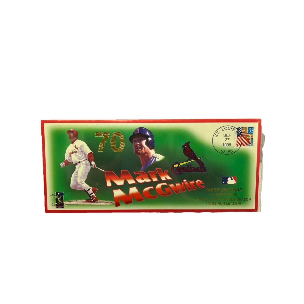 Mark McGwire, FDC Official Commemorative Envelope, 62nd Home Run CEO Sports 1998